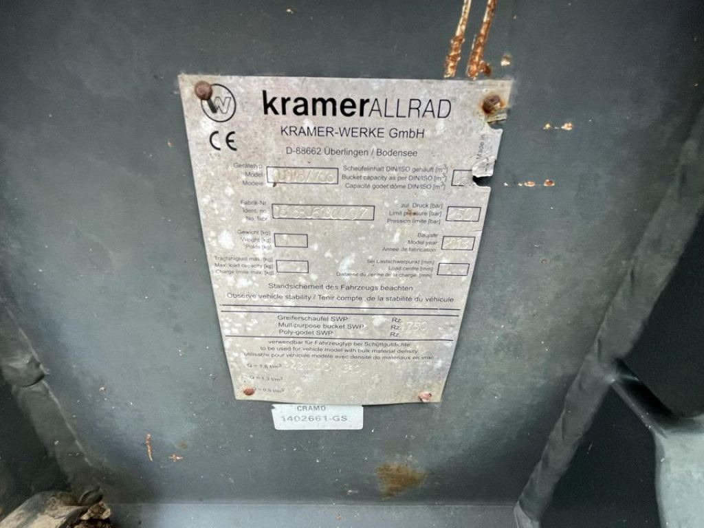 Wheel loader Radlader 750 Allrad Radlader Klappschaufel+Gabel: picture 14