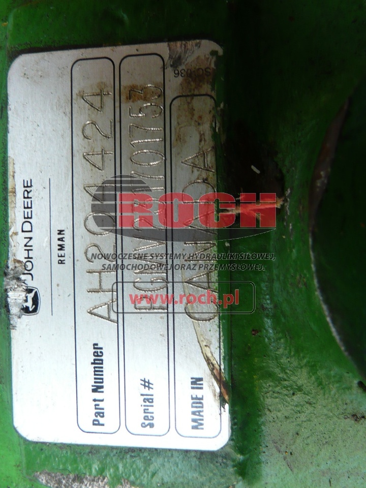 JOHN DEERE AH204424 - Hydraulic motor: picture 2 JOHN DEERE AH204424 - Hydraulic motor: picture 2