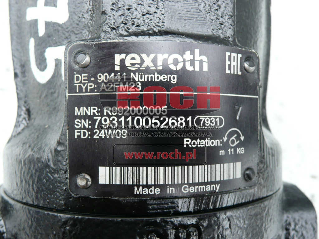 REXROTH A2FM23/61W-VBB030 - Hydraulic motor: picture 1 REXROTH A2FM23/61W-VBB030 - Hydraulic motor: picture 1