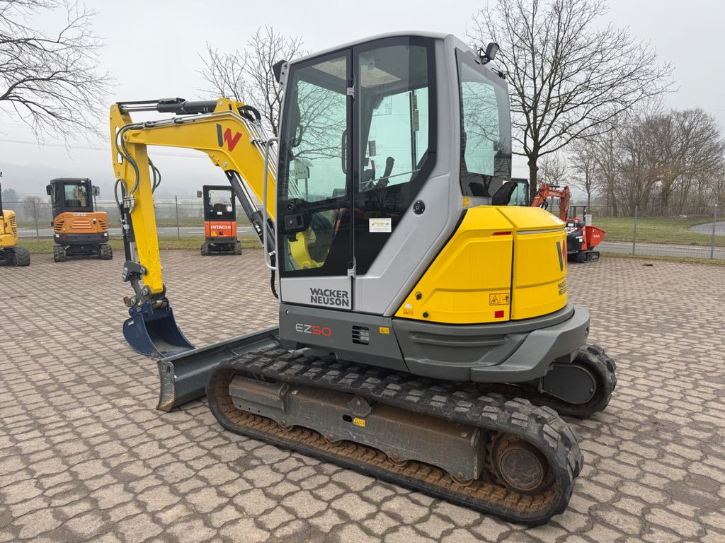 Wacker EZ 50, Bj 24, 300 BH, Gummiketten, HS03, TL  - Mini excavator: picture 2 Wacker EZ 50, Bj 24, 300 BH, Gummiketten, HS03, TL  - Mini excavator: picture 2