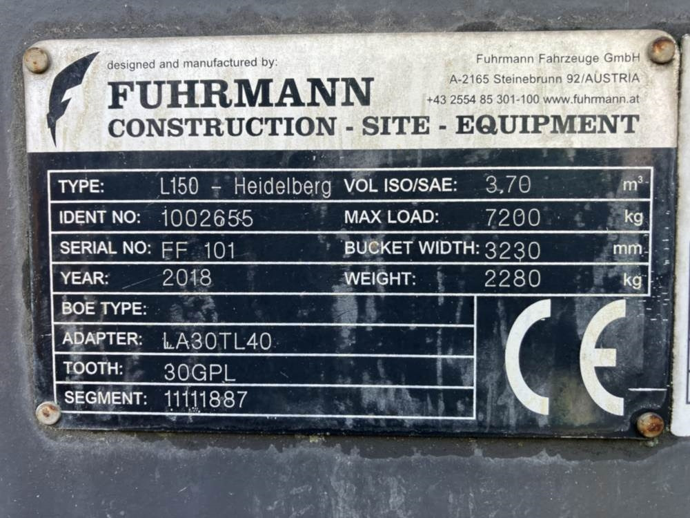 Fuhrmann Schaufeln mit Zähnen - Bucket: picture 5 Fuhrmann Schaufeln mit Zähnen - Bucket: picture 5