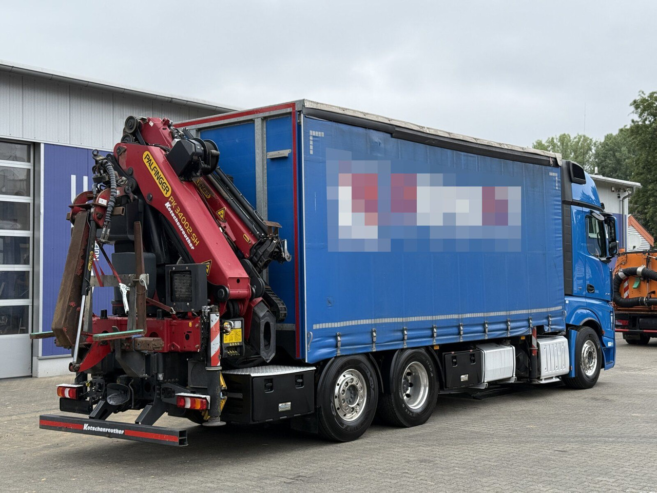 Mercedes-Benz Actros 6x2 Pritsche Kran Palfinger PK34002 + JIB - Crane truck: picture 3 Mercedes-Benz Actros 6x2 Pritsche Kran Palfinger PK34002 + JIB - Crane truck: picture 3