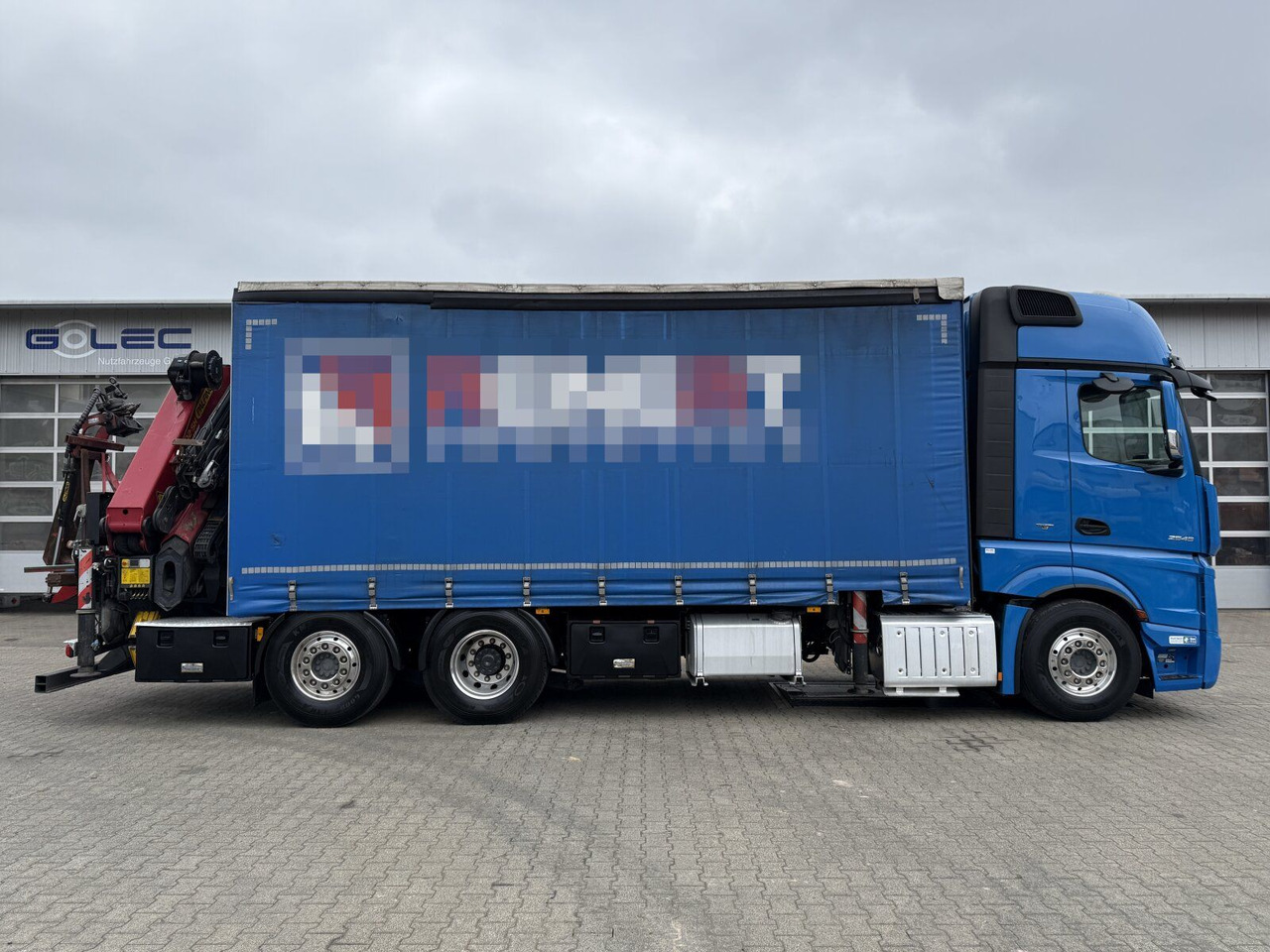 Mercedes-Benz Actros 6x2 Pritsche Kran Palfinger PK34002 + JIB - Crane truck: picture 2 Mercedes-Benz Actros 6x2 Pritsche Kran Palfinger PK34002 + JIB - Crane truck: picture 2