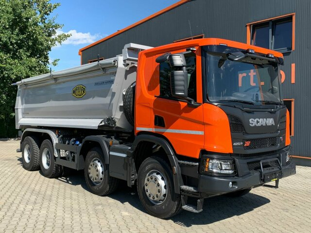 Scania P 420 8x4 Kipper Meiller 18,5m3 Euro 6 - Tipper: picture 1 Scania P 420 8x4 Kipper Meiller 18,5m3 Euro 6 - Tipper: picture 1