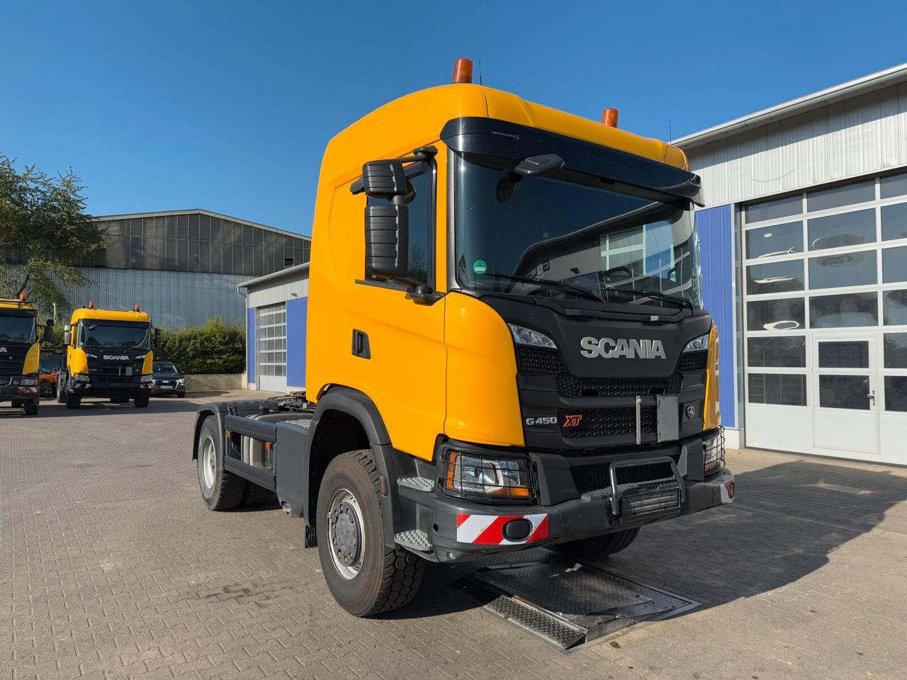 Scania G450 XT 4x4 Euro 6 SZM Kipphydraulik Blatt/ Luft - Tractor unit: picture 1 Scania G450 XT 4x4 Euro 6 SZM Kipphydraulik Blatt/ Luft - Tractor unit: picture 1