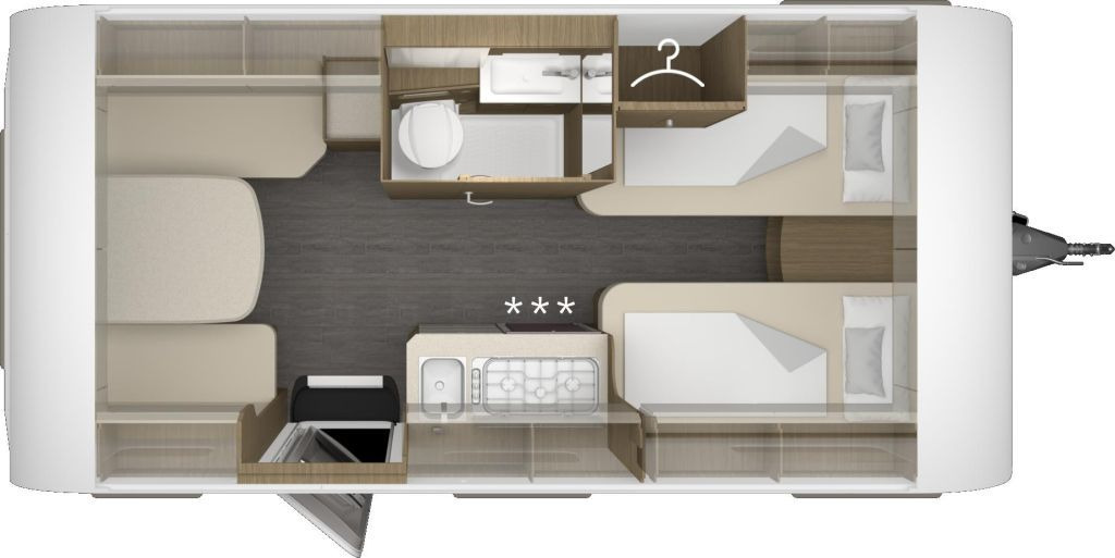 Tabbert Cazadora 460 E 2,3 Auflastung 1800 kg - Caravan: picture 1 Tabbert Cazadora 460 E 2,3 Auflastung 1800 kg - Caravan: picture 1