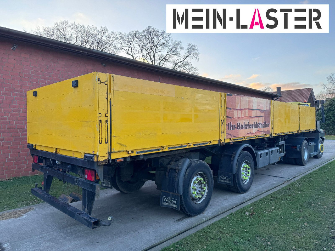 Ackermann Baustoffpritsche 11.5-13 m Lenkachse NL 19t - Dropside/ Flatbed semi-trailer: picture 5 Ackermann Baustoffpritsche 11.5-13 m Lenkachse NL 19t - Dropside/ Flatbed semi-trailer: picture 5