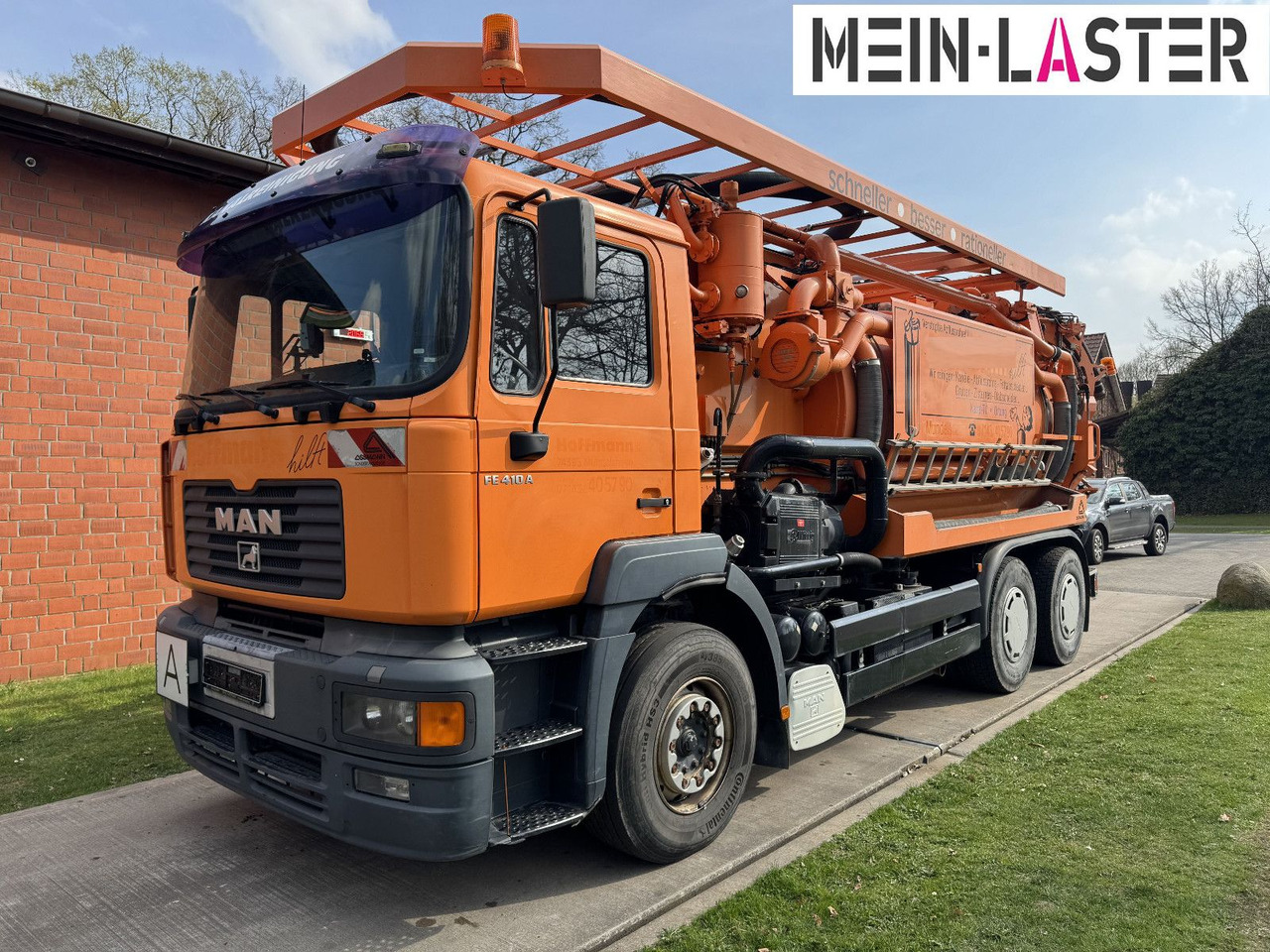 MAN FE 410 Assmann Saug HD Spüler Recycling + FB. - Vacuum truck: picture 2 MAN FE 410 Assmann Saug HD Spüler Recycling + FB. - Vacuum truck: picture 2