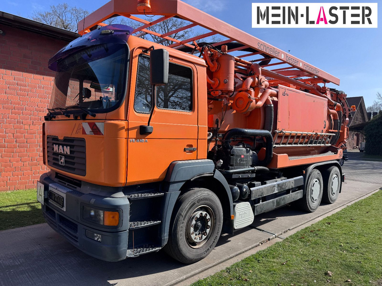 MAN FE 410 Assmann Saug HD Spüler Recycling +  FB. - Vacuum truck: picture 3 MAN FE 410 Assmann Saug HD Spüler Recycling +  FB. - Vacuum truck: picture 3