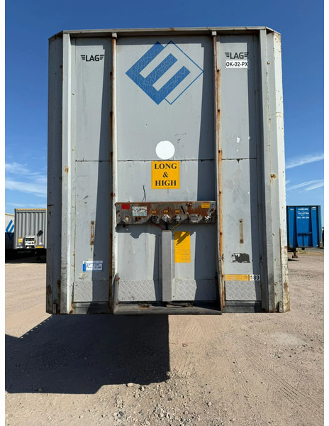 LAG 5x LAG 2008 (1x 2009) MEGA ex Hamelers FLAT - Closed box semi-trailer: picture 1 LAG 5x LAG 2008 (1x 2009) MEGA ex Hamelers FLAT - Closed box semi-trailer: picture 1