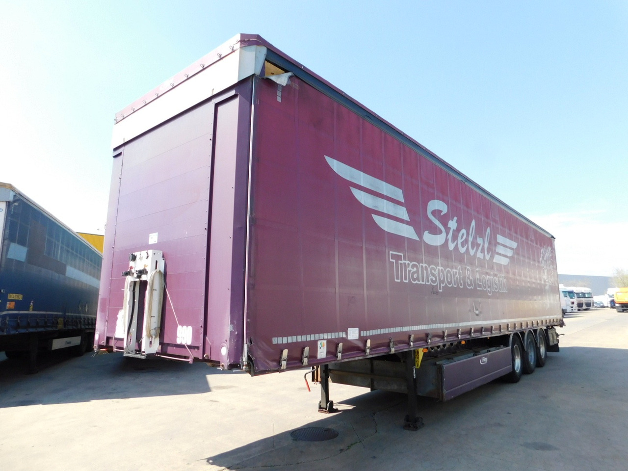 Fliegl Sds 390 - Curtainsider semi-trailer: picture 1 Fliegl Sds 390 - Curtainsider semi-trailer: picture 1