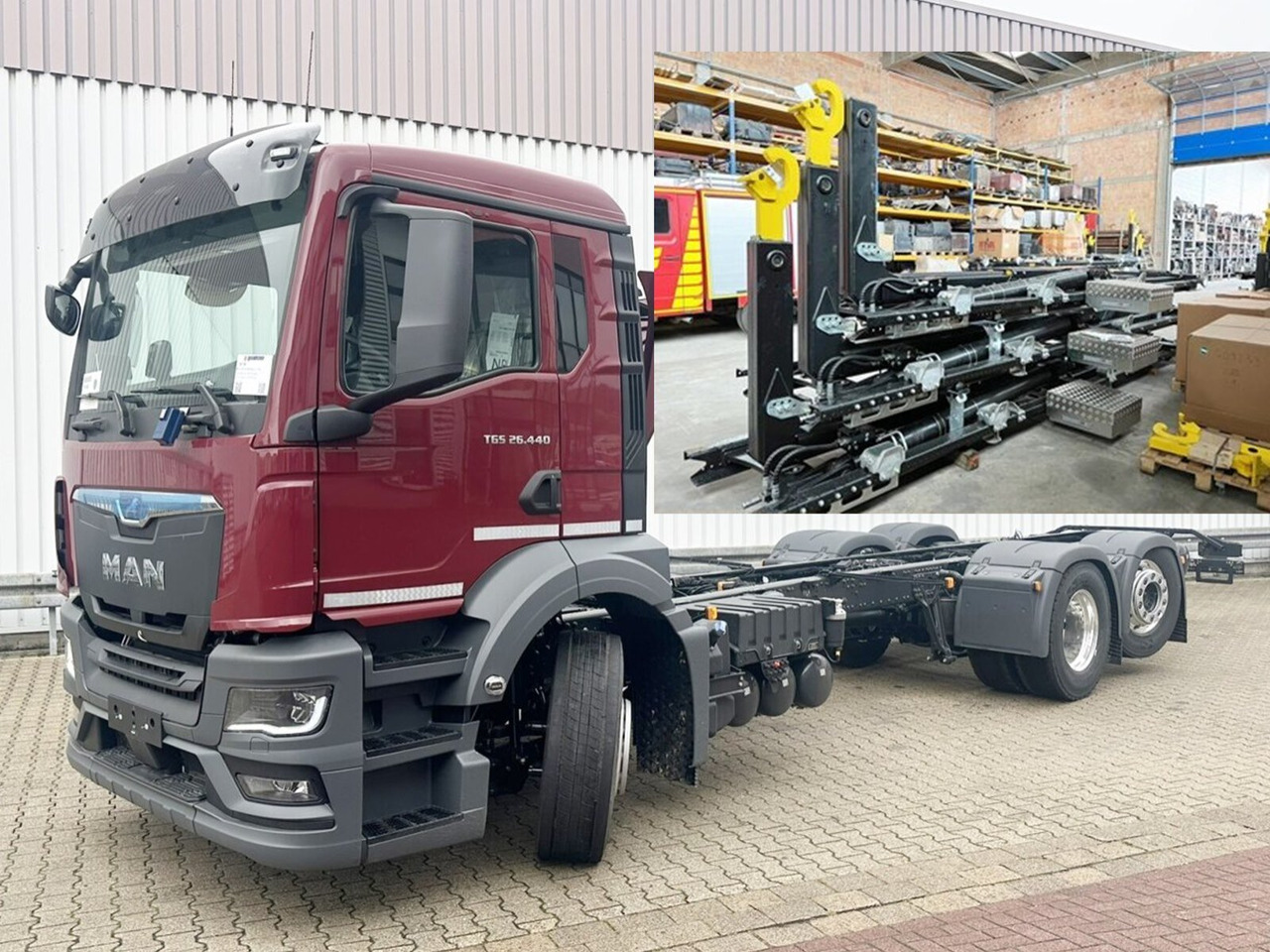 MAN TGS 26.440 6x2-4 LL CH TGS 26.440 6x2-4 LL CH, Lenk-/Liftachse, Navi, LED - Cab chassis truck: picture 1 MAN TGS 26.440 6x2-4 LL CH TGS 26.440 6x2-4 LL CH, Lenk-/Liftachse, Navi, LED - Cab chassis truck: picture 1