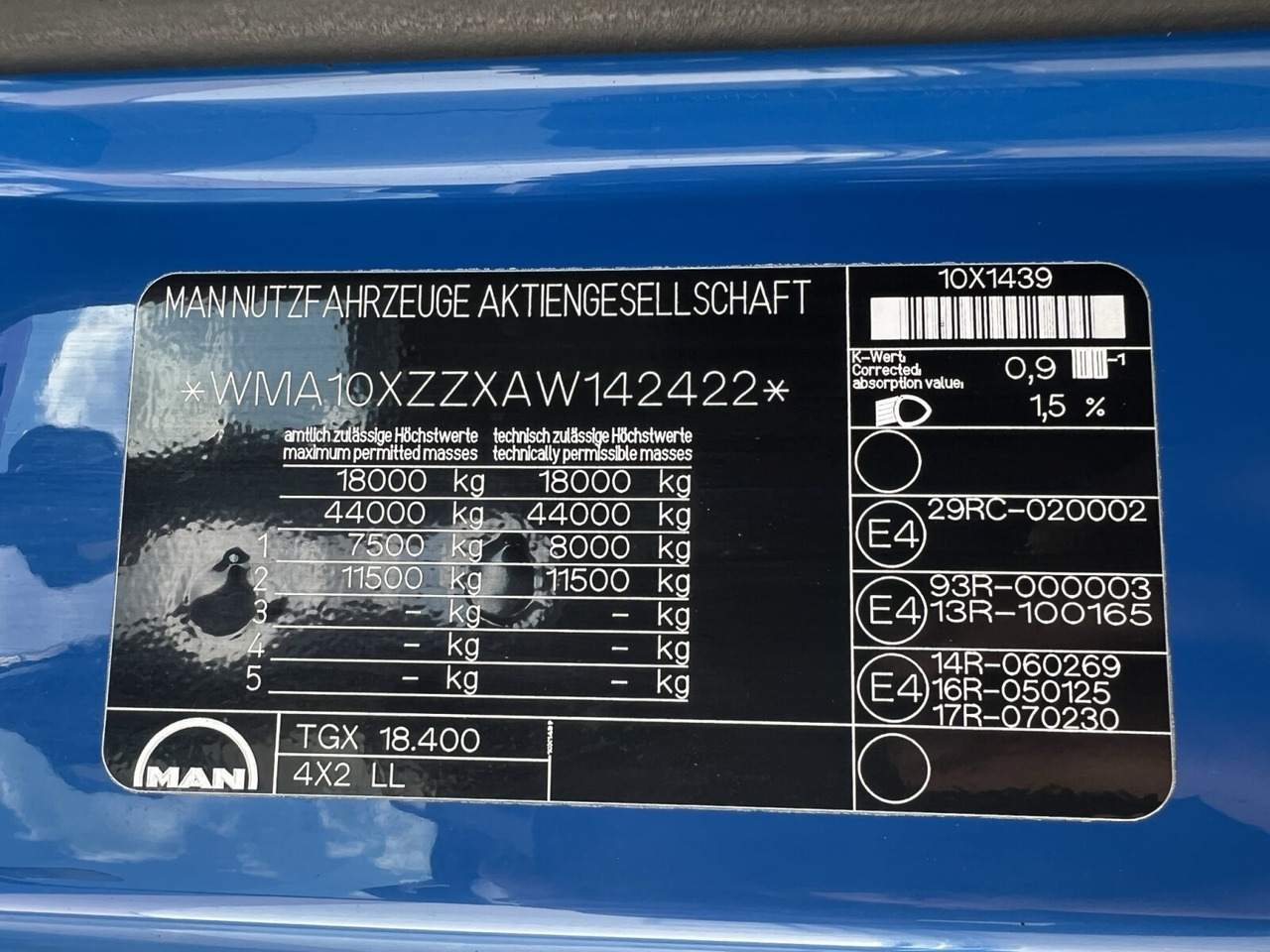 MAN TGX 18.400 4X2 LL TGX 18.400 4X2 LL, Fahrschulausstattung, XLX-Fahrerhaus - Container transporter/ Swap body truck: picture 2 MAN TGX 18.400 4X2 LL TGX 18.400 4X2 LL, Fahrschulausstattung, XLX-Fahrerhaus - Container transporter/ Swap body truck: picture 2