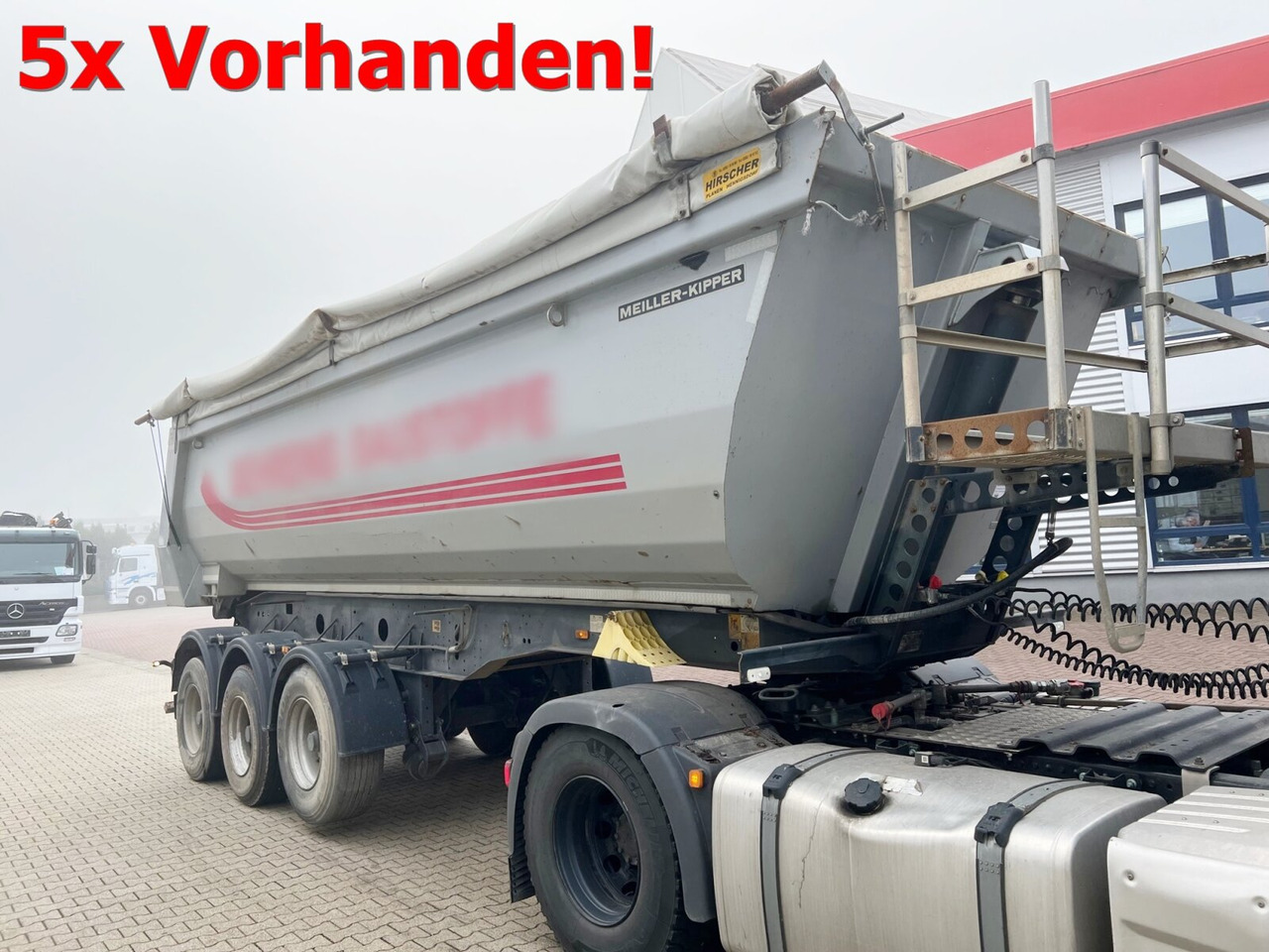 Meiller MHPS 12/27 MHPS 12/27, Stahlmulde ca. 26m³, Liftachse - Tipper semi-trailer: picture 1 Meiller MHPS 12/27 MHPS 12/27, Stahlmulde ca. 26m³, Liftachse - Tipper semi-trailer: picture 1
