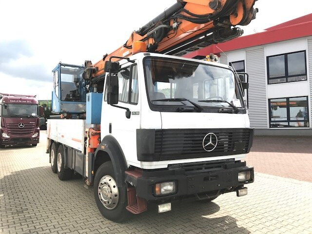 Interior photo 1: Crane truck, Dropside/ Flatbed truck Mercedes-Benz 2638 K 6x4 mit Heckkran Palfinger PK 68000 2638 K 6x4 mit Heckkran Palfinger PK 68000