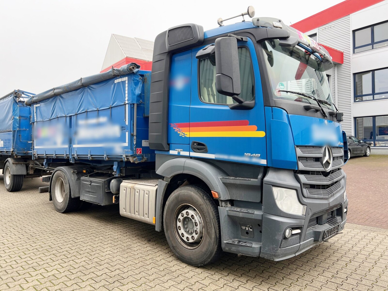 Tipper Mercedes-Benz Actros 1848 L 4x2 Actros 1848 L 4x2, Retarder, Getreidekipper ca. 16m³: picture 10