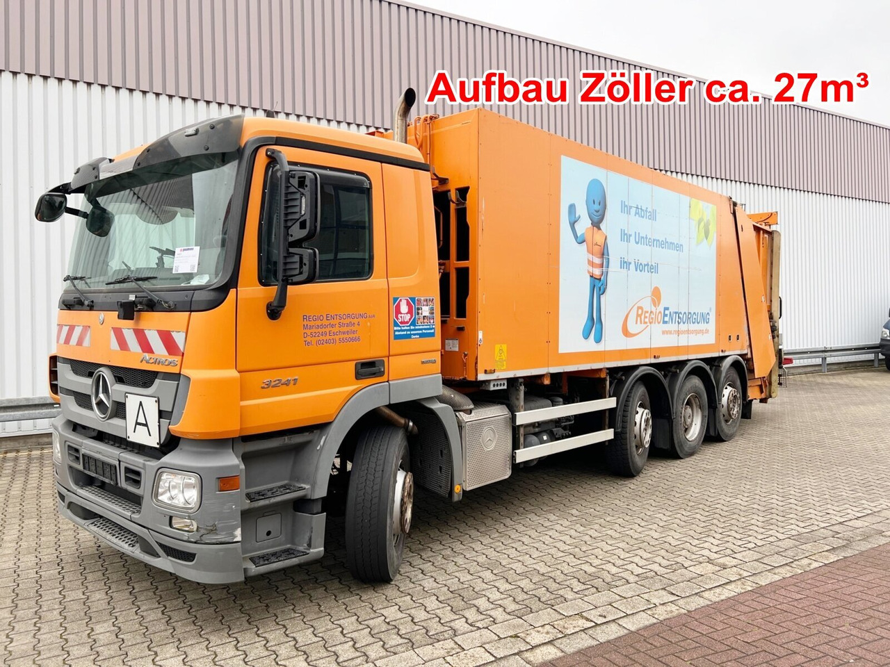 Mercedes-Benz Actros 3241 L 8x2/6 Actros 3241 L 8x2/6, 2x Lenkachse, Zöller Medium XL, Zöller-Schüttung - Garbage truck: picture 1 Mercedes-Benz Actros 3241 L 8x2/6 Actros 3241 L 8x2/6, 2x Lenkachse, Zöller Medium XL, Zöller-Schüttung - Garbage truck: picture 1
