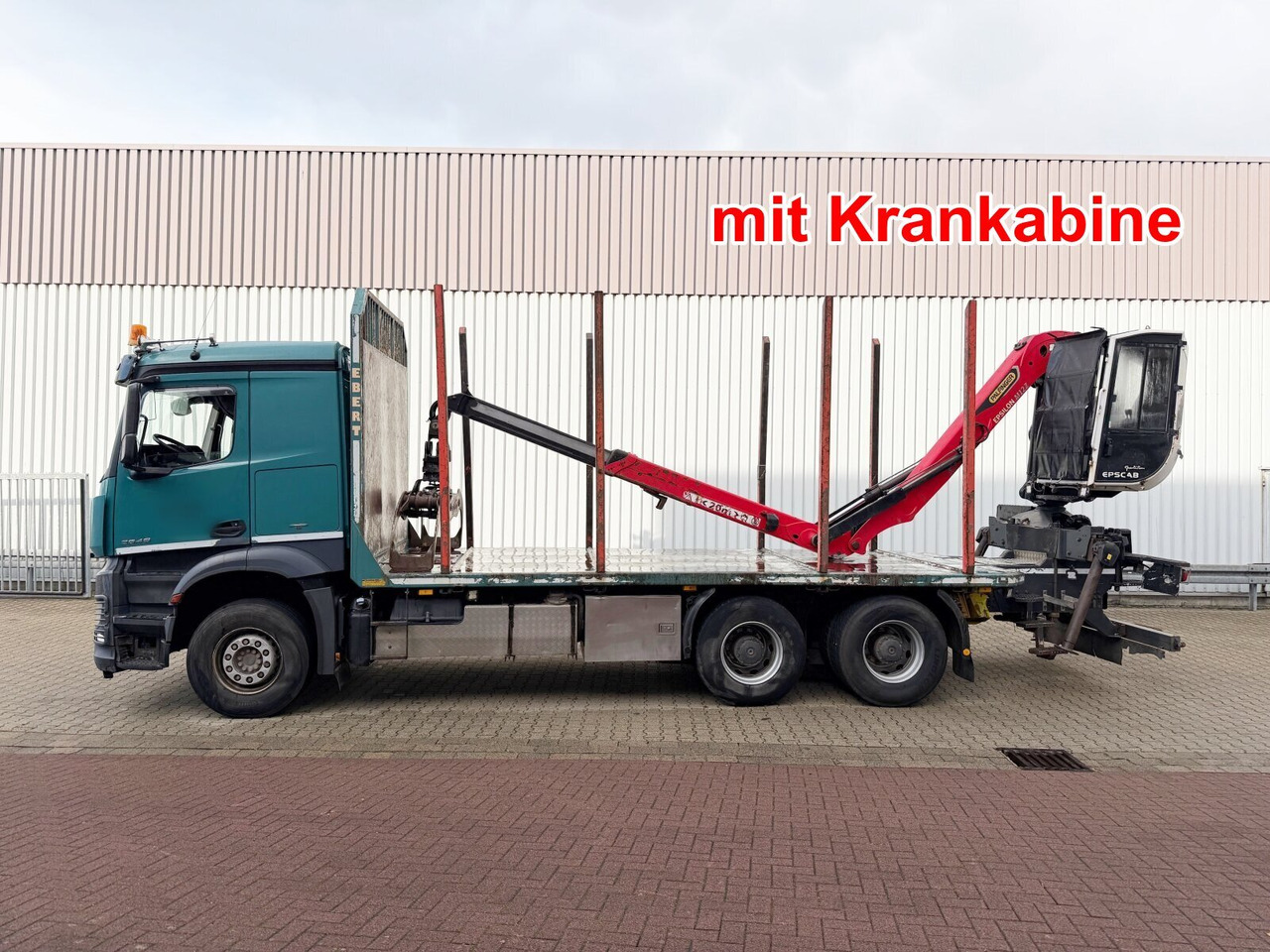Mercedes-Benz Arocs 2648 6x4 Arocs 2648 6x4 mit Heckkran Epsilon M12Z83, Krankabine - Timber truck, Crane truck: picture 1 Mercedes-Benz Arocs 2648 6x4 Arocs 2648 6x4 mit Heckkran Epsilon M12Z83, Krankabine - Timber truck, Crane truck: picture 1