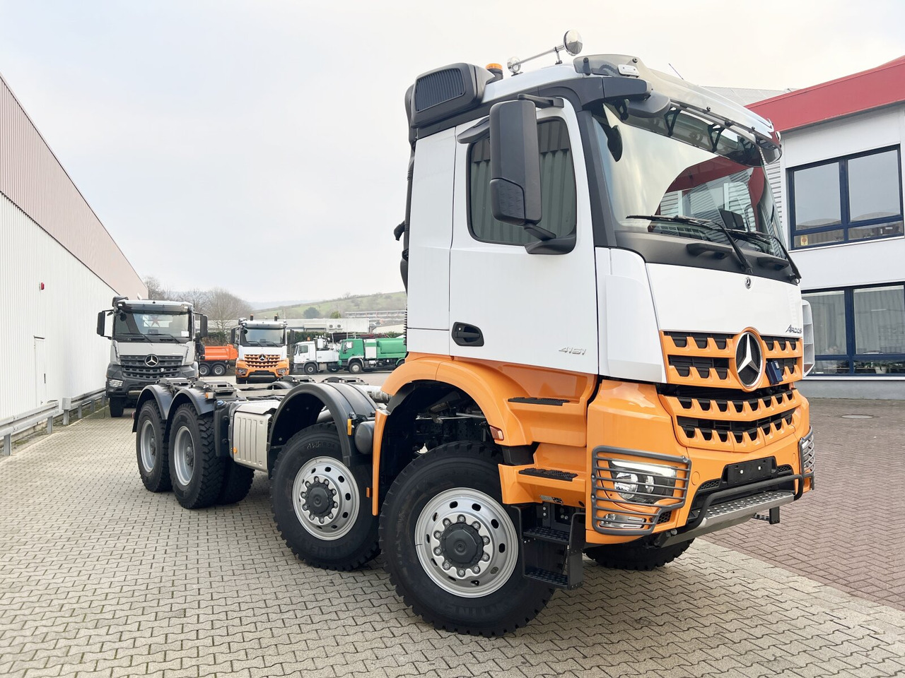 Dumper Mercedes-Benz Arocs 4151 AK 8x8/4 Arocs 4151 AK 8x8/4, Grounder, Meiller Stahlmulde 18m³: picture 9