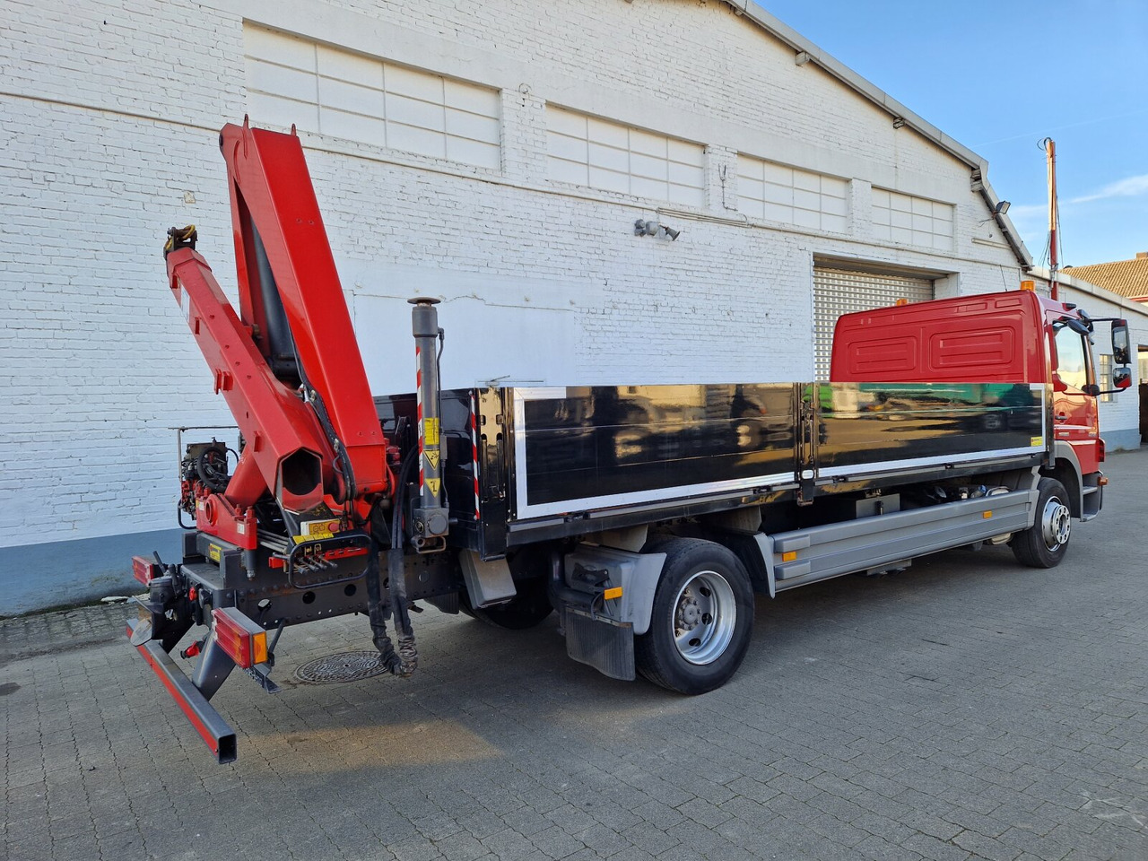 Crane truck, Dropside/ Flatbed truck Mercedes-Benz Atego 1218 L 4x2 1218 L 4x2, Fassi Kran F 95A21 5.9m-1.545 kg,: picture 10