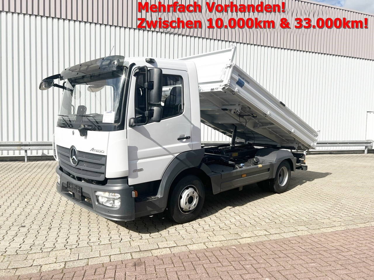 Mercedes-Benz Atego 818 K 4x2 Atego 818 K 4x2, 2x AHK, Meiller-Kipper, mehrfach Vorhanden! - Tipper: picture 1 Mercedes-Benz Atego 818 K 4x2 Atego 818 K 4x2, 2x AHK, Meiller-Kipper, mehrfach Vorhanden! - Tipper: picture 1