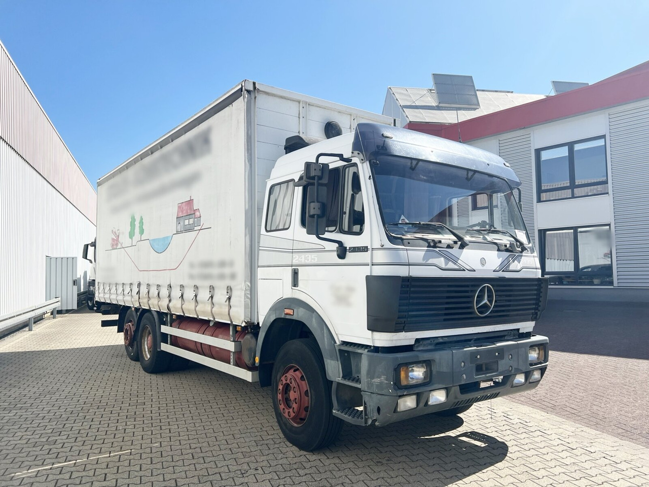 Curtainsider truck Mercedes-Benz SK 2435 L 6x2 SK 2435 L 6x2, V8: picture 8
