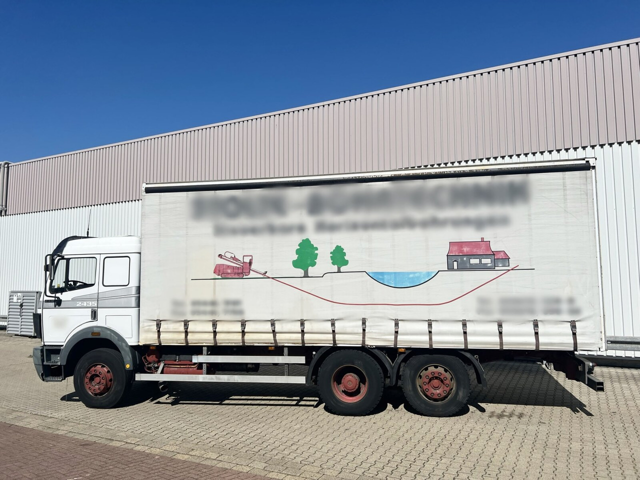 Curtainsider truck Mercedes-Benz SK 2435 L 6x2 SK 2435 L 6x2, V8: picture 11