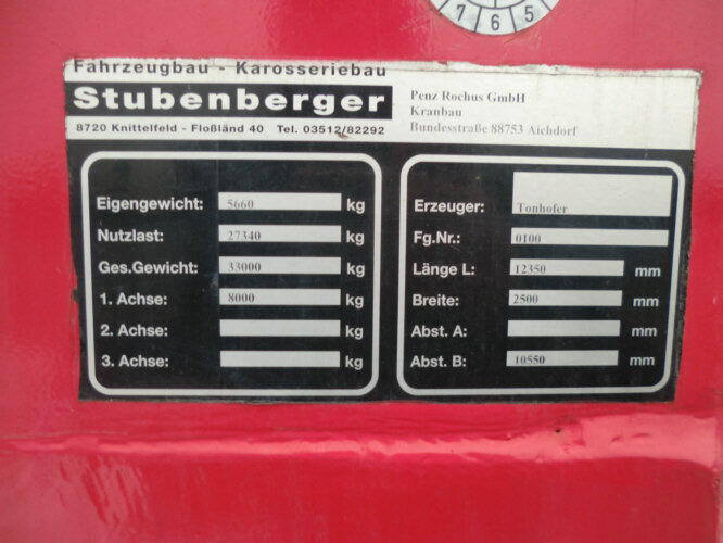 SAnh DL 1 TONHOFER DL1 Plattform-Auflieger - Dropside/ Flatbed semi-trailer: picture 3 SAnh DL 1 TONHOFER DL1 Plattform-Auflieger - Dropside/ Flatbed semi-trailer: picture 3