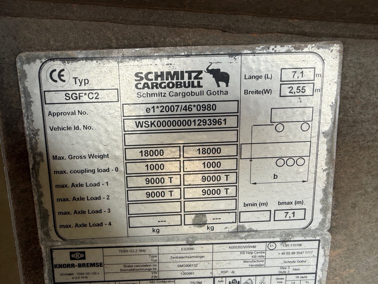 Schmitz Cargobull ZKI 18-4.9 ZKI 18-4.9, Alu-Bordwände, ca. 10m³ - Tipper trailer: picture 3 Schmitz Cargobull ZKI 18-4.9 ZKI 18-4.9, Alu-Bordwände, ca. 10m³ - Tipper trailer: picture 3
