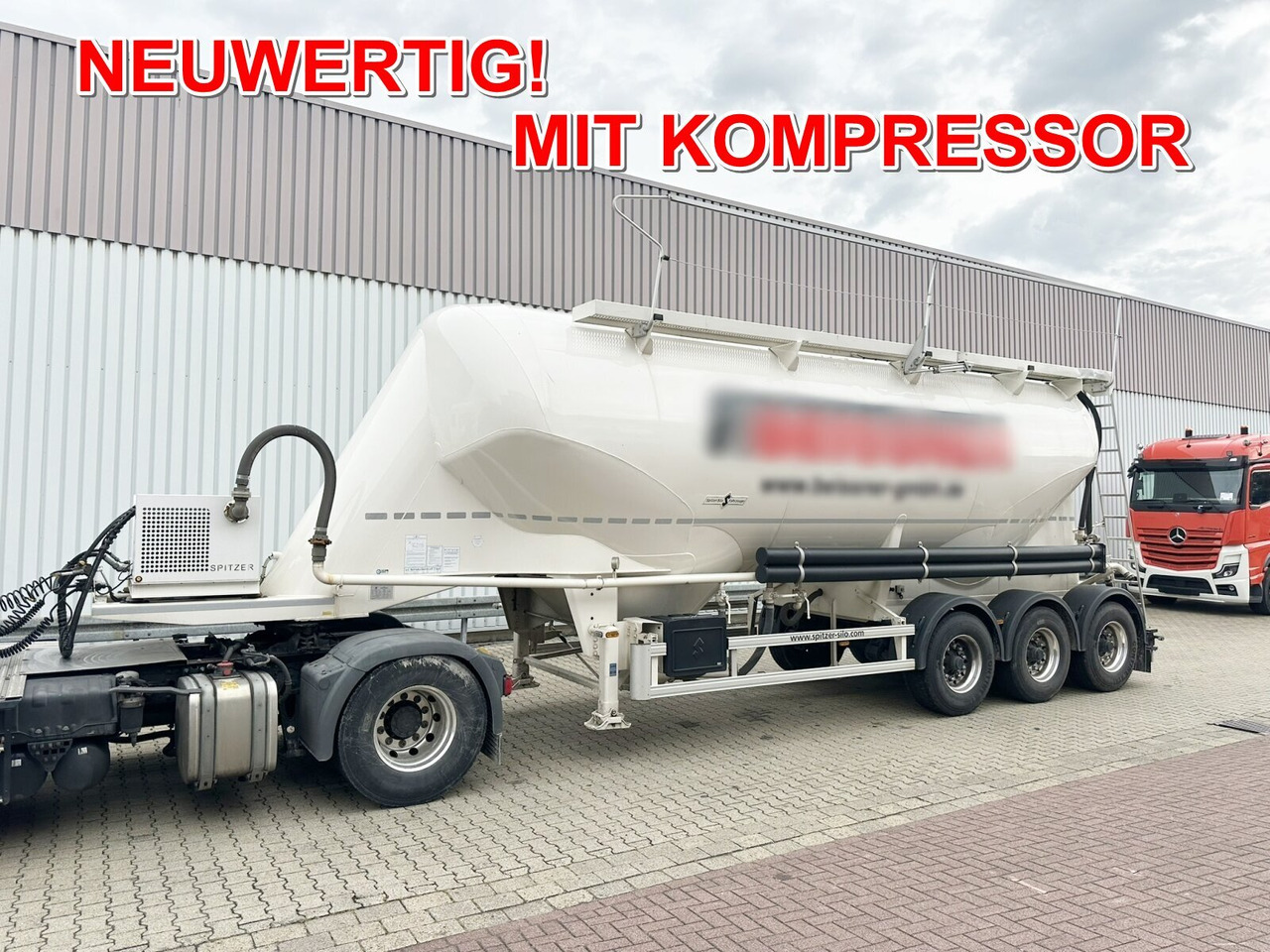 Spitzer SF 2739/2P SF 2739/2P Siloauflieger ca. 39m³, 2x Liftachse - Silo semi-trailer: picture 1 Spitzer SF 2739/2P SF 2739/2P Siloauflieger ca. 39m³, 2x Liftachse - Silo semi-trailer: picture 1
