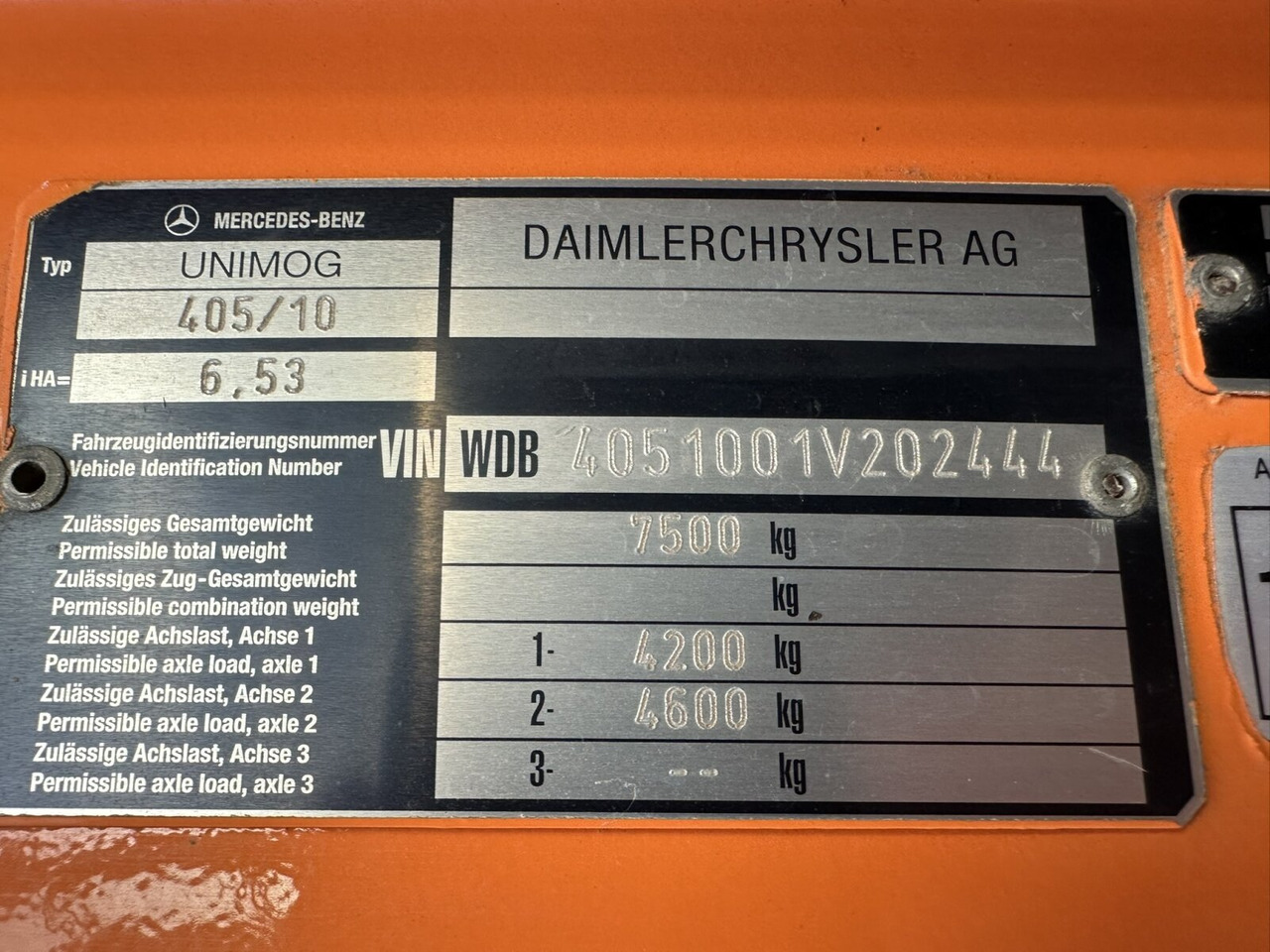 Unimog U300 405/10 4x4 U300 405/10 4x4, Kommunalhydraulik, Frontzapfwelle, Kipper - Van: picture 5 Unimog U300 405/10 4x4 U300 405/10 4x4, Kommunalhydraulik, Frontzapfwelle, Kipper - Van: picture 5