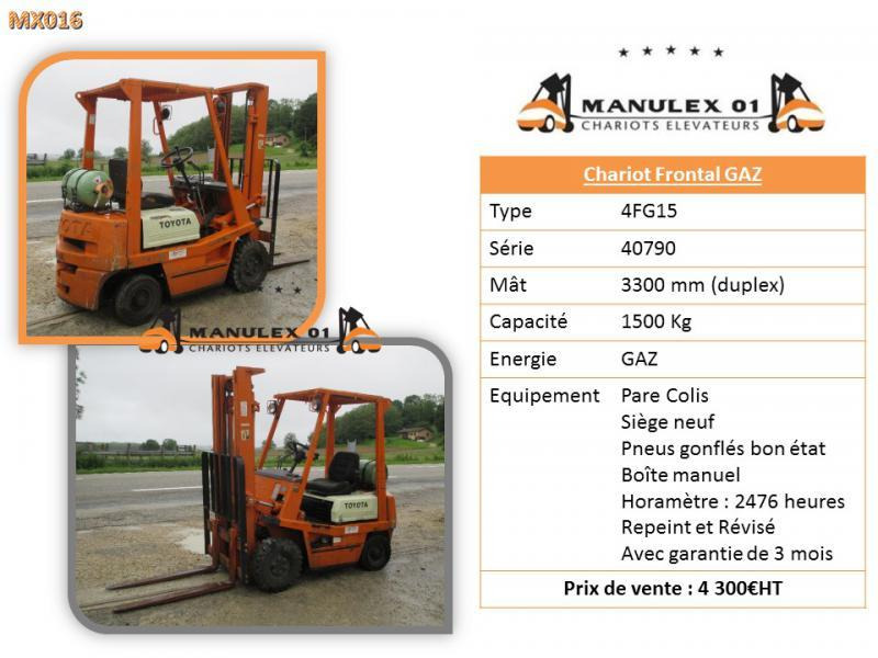Toyota 4FG15 - Forklift: picture 5 Toyota 4FG15 - Forklift: picture 5
