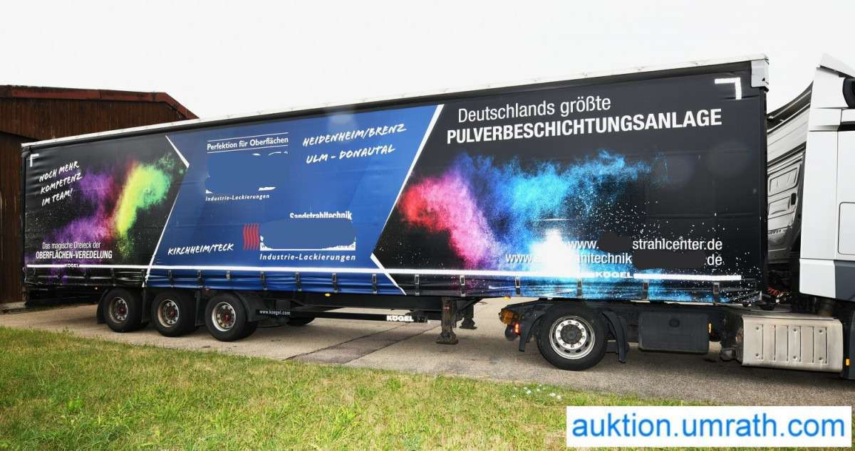 Kögel S24-1 Mega Liner Curtainsider Schiebeplane Edscha- Schiebeverdeck Sattelauflieger Auflieger - Curtainsider semi-trailer: picture 3 Kögel S24-1 Mega Liner Curtainsider Schiebeplane Edscha- Schiebeverdeck Sattelauflieger Auflieger - Curtainsider semi-trailer: picture 3