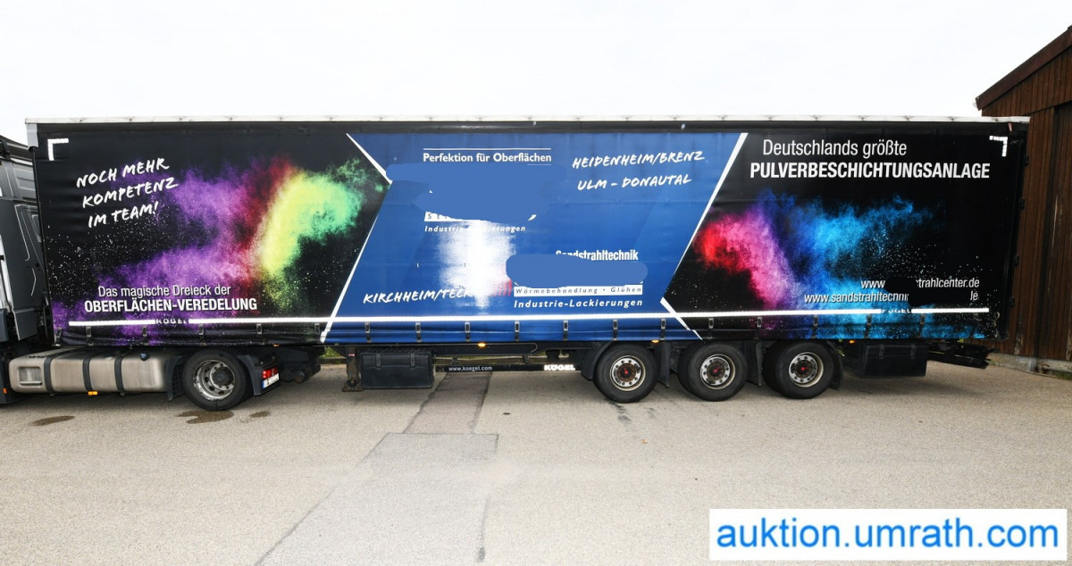 Kögel S24-1 Mega Liner Curtainsider Schiebeplane Edscha- Schiebeverdeck Sattelauflieger Auflieger - Curtainsider semi-trailer: picture 2 Kögel S24-1 Mega Liner Curtainsider Schiebeplane Edscha- Schiebeverdeck Sattelauflieger Auflieger - Curtainsider semi-trailer: picture 2