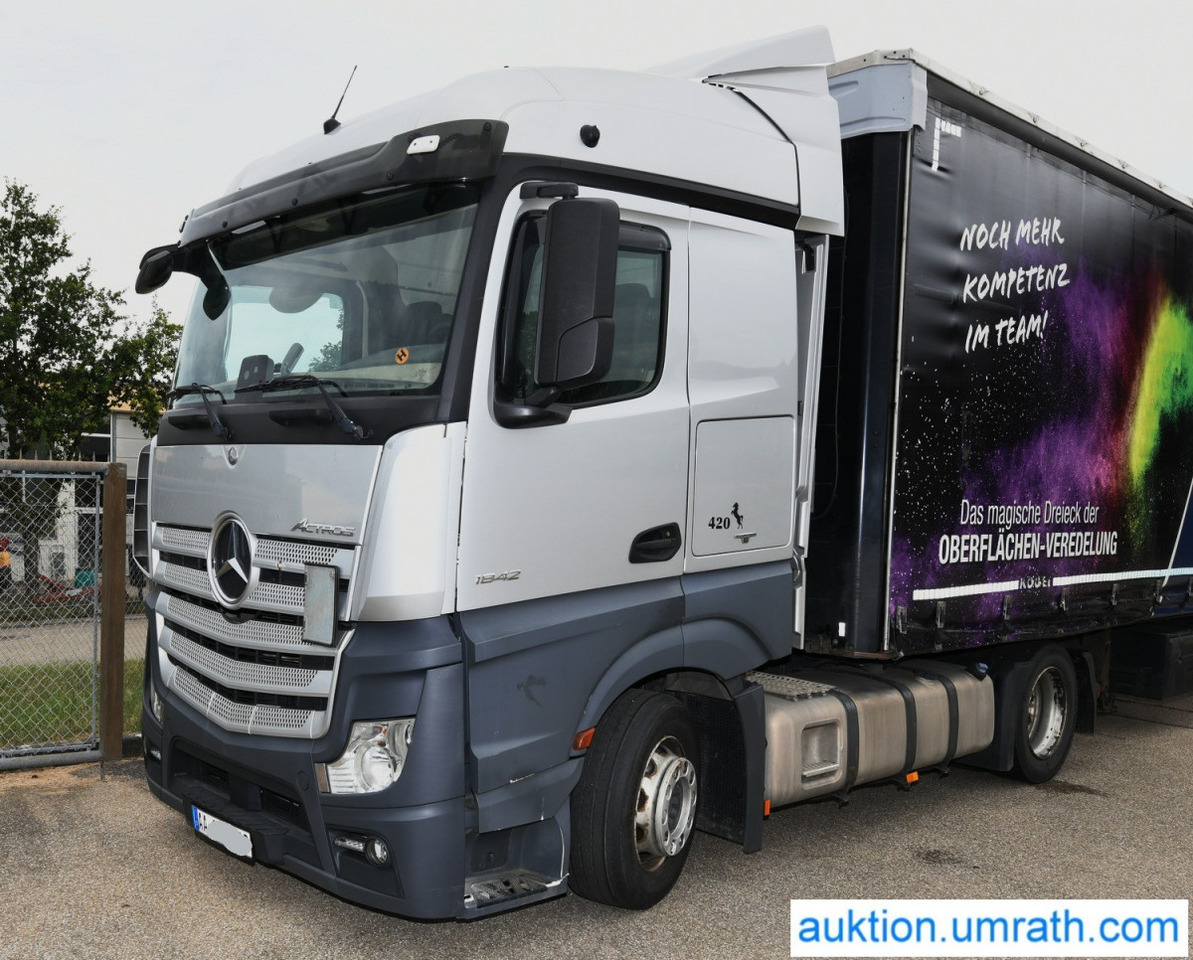 Mercedes Benz Actros DB 1842 LS Sattelzugmaschine EURO 6 StreamSpace LowLiner Klimaautomatik Automatikgetriebe Navi - Tractor unit: picture 1 Mercedes Benz Actros DB 1842 LS Sattelzugmaschine EURO 6 StreamSpace LowLiner Klimaautomatik Automatikgetriebe Navi - Tractor unit: picture 1