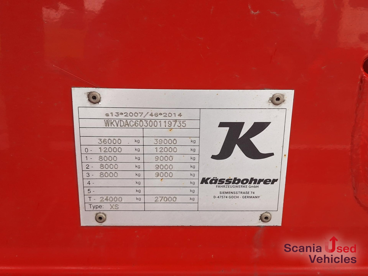 KAESSBOHRER Lebensmitteltank Kippbar SSK 40XS Neuwertig !! - Silo semi-trailer: picture 3 KAESSBOHRER Lebensmitteltank Kippbar SSK 40XS Neuwertig !! - Silo semi-trailer: picture 3