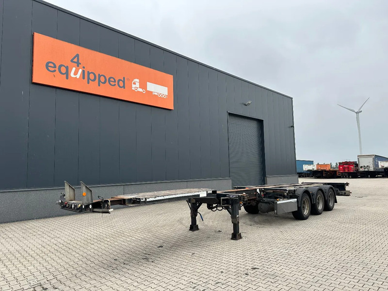 Broshuis 3UCC-39/45 FLN, 45FT High Cube multi, BPW, liftas, NL-chassis, 2x beschikbaar - Container transporter/ Swap body semi-trailer: picture 1 Broshuis 3UCC-39/45 FLN, 45FT High Cube multi, BPW, liftas, NL-chassis, 2x beschikbaar - Container transporter/ Swap body semi-trailer: picture 1