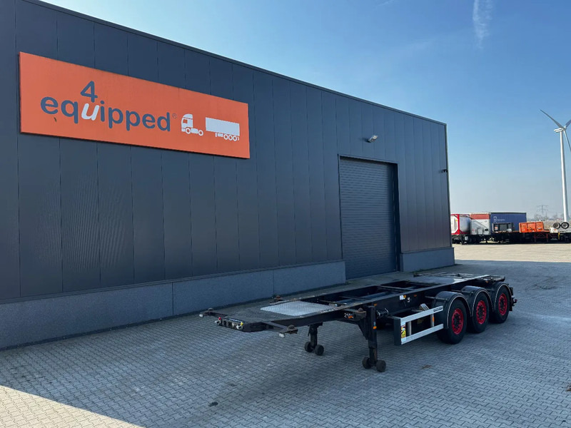 Burg 20FT/3-axles, SAF INTRADISC, ADR (EXII, EXII, FL, AT), 2x LIFTAXLE, NL-Chassis, APK/ADR:06/2025 - Container transporter/ Swap body semi-trailer: picture 1 Burg 20FT/3-axles, SAF INTRADISC, ADR (EXII, EXII, FL, AT), 2x LIFTAXLE, NL-Chassis, APK/ADR:06/2025 - Container transporter/ Swap body semi-trailer: picture 1
