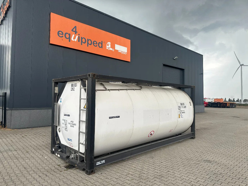 Tank container CIMC 20FT ISO / 25.020L-1-COMP. / L4BN / UN Portable / T11 / test: 09-2027: picture 1