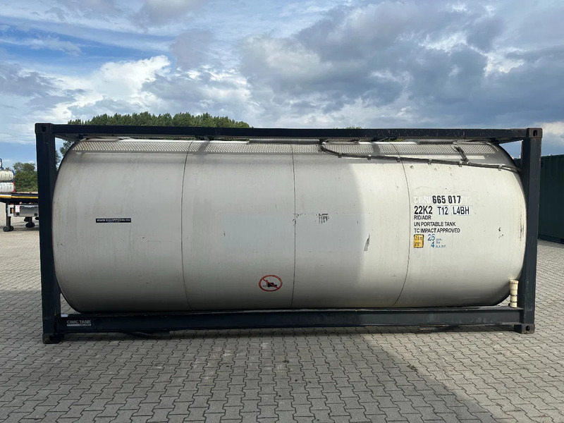 CIMC 20FT ISO / 25.020L-1-COMP. / L4BN / UN Portable / T11 / test: 10-2027 - Tank container: picture 3 CIMC 20FT ISO / 25.020L-1-COMP. / L4BN / UN Portable / T11 / test: 10-2027 - Tank container: picture 3