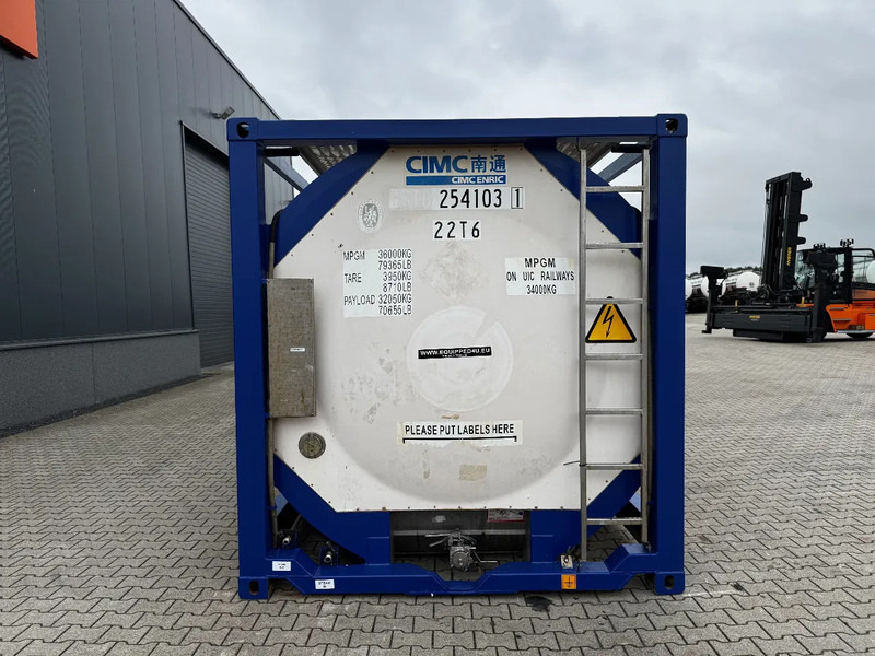 CIMC 20FT ISO, 25.050L / 1-COMP / 3 BAFFELS / T11 / 4 manholes / ADR valid until 04/2027 - Tank container: picture 5 CIMC 20FT ISO, 25.050L / 1-COMP / 3 BAFFELS / T11 / 4 manholes / ADR valid until 04/2027 - Tank container: picture 5