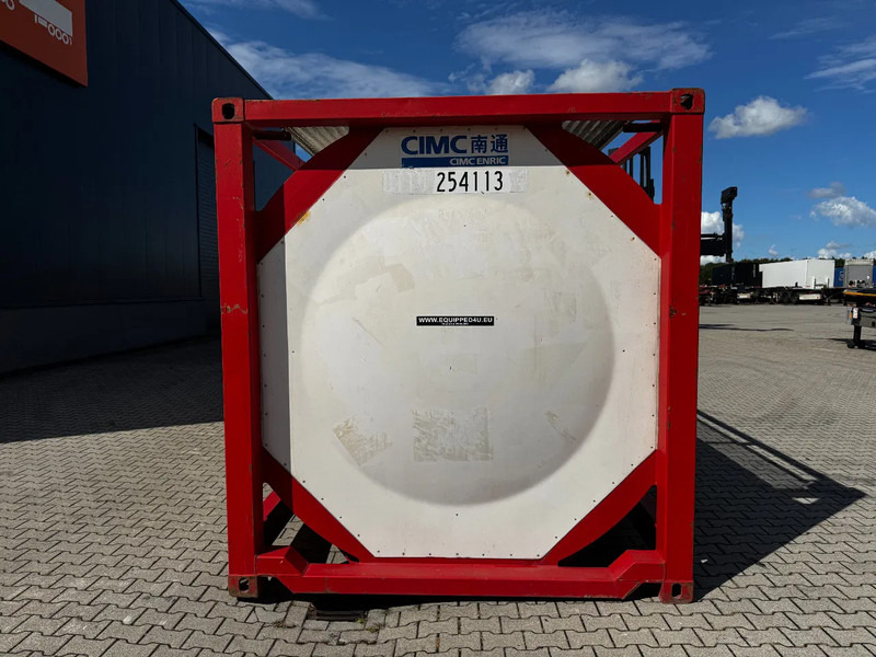 CIMC 20FT ISO, 25.050L / 1-COMP / 3 BAFFELS / T12 / 22K2 / 4 manholes / ADR valid until 11/2026 - Storage tank: picture 5 CIMC 20FT ISO, 25.050L / 1-COMP / 3 BAFFELS / T12 / 22K2 / 4 manholes / ADR valid until 11/2026 - Storage tank: picture 5