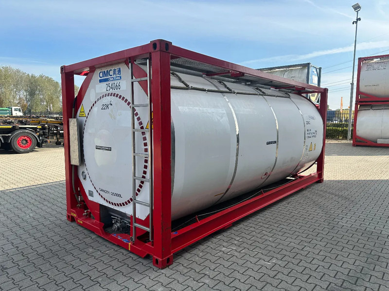 CIMC 20FT ISO, 25.060L / 1-COMP / 3 BAFFELS / T12 / 22K2 / 4 manholes / ADR valid until 12/2026 - Storage tank: picture 4 CIMC 20FT ISO, 25.060L / 1-COMP / 3 BAFFELS / T12 / 22K2 / 4 manholes / ADR valid until 12/2026 - Storage tank: picture 4