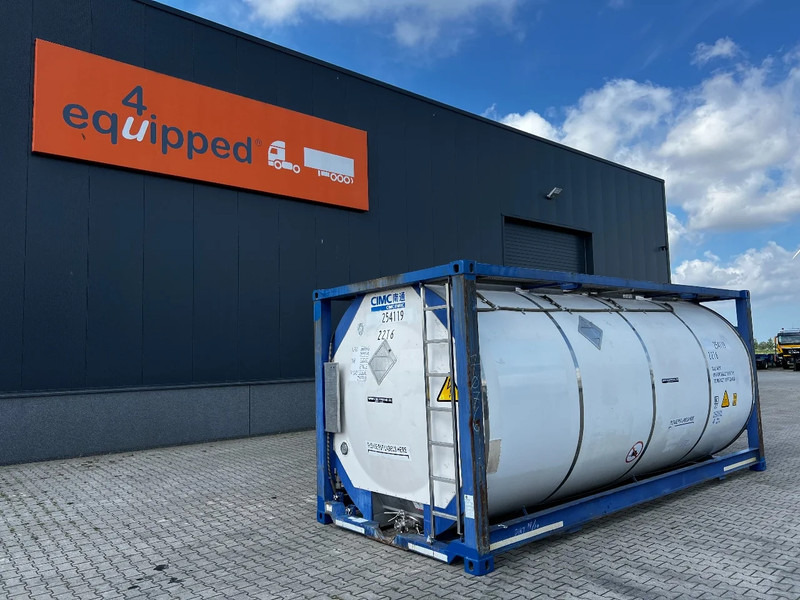 CIMC 20FT ISO, 25.090L/1-COMP/3 BAFFELS/4 manholes, ADR valid until 11/2026 - Storage tank: picture 1 CIMC 20FT ISO, 25.090L/1-COMP/3 BAFFELS/4 manholes, ADR valid until 11/2026 - Storage tank: picture 1