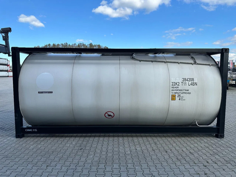 CIMC NEW / UNUSED, for FOOD STUFF or CHEMICAL, 20FT ISO, 25.030L, L4BN, UN Portable, T11, test: 1-2027 - Storage tank: picture 3 CIMC NEW / UNUSED, for FOOD STUFF or CHEMICAL, 20FT ISO, 25.030L, L4BN, UN Portable, T11, test: 1-2027 - Storage tank: picture 3