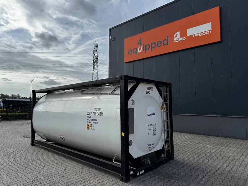 CIMC TOP: 2022, 20FT ISO, 25.030L, L4BN, UN Portable, T11, test: 1-2027 - Tank container: picture 3 CIMC TOP: 2022, 20FT ISO, 25.030L, L4BN, UN Portable, T11, test: 1-2027 - Tank container: picture 3