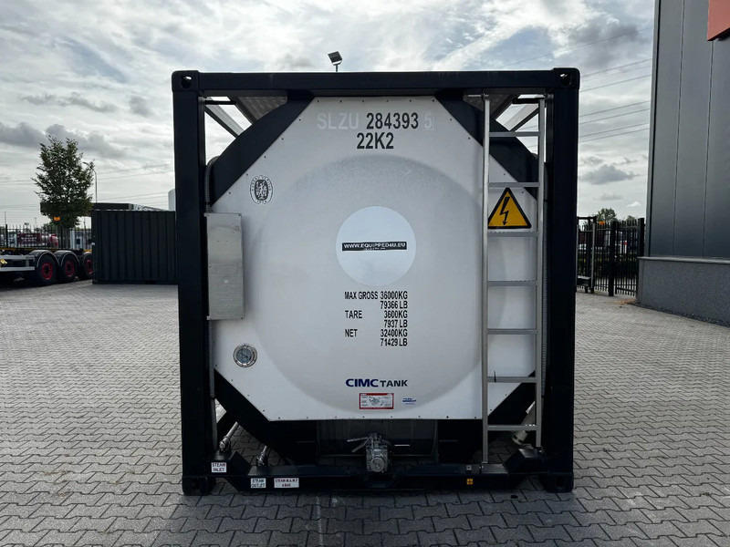 CIMC TOP: 2022, 20FT ISO, 25.030L, L4BN, UN Portable, T11, test: 1-2027 - Tank container: picture 4 CIMC TOP: 2022, 20FT ISO, 25.030L, L4BN, UN Portable, T11, test: 1-2027 - Tank container: picture 4