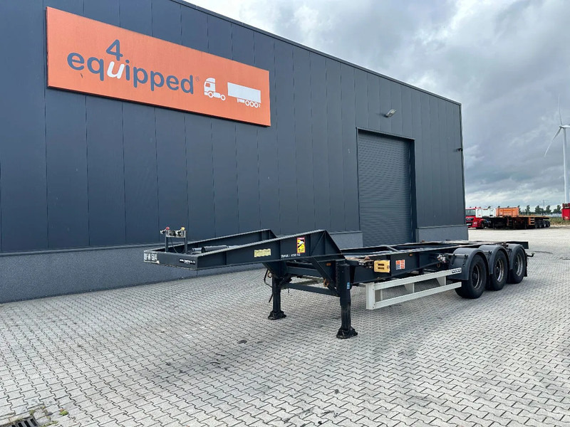 Diversen Turbo's Hoet 20FT HC GOOSENECK ADR CHASSIS, BPW + DISC, ADR (FL, AT, OX), 2x available - Container transporter/ Swap body semi-trailer: picture 1 Diversen Turbo's Hoet 20FT HC GOOSENECK ADR CHASSIS, BPW + DISC, ADR (FL, AT, OX), 2x available - Container transporter/ Swap body semi-trailer: picture 1