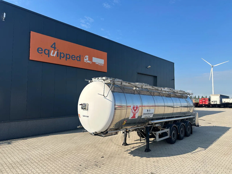 Feldbinder FOOD / LEVENSMIDDELEN / LEBENSMITTEL / 33.500L / 3-COMP / PUMP / NL-trailer / APK: 05-2026 - Tank semi-trailer: picture 1 Feldbinder FOOD / LEVENSMIDDELEN / LEBENSMITTEL / 33.500L / 3-COMP / PUMP / NL-trailer / APK: 05-2026 - Tank semi-trailer: picture 1
