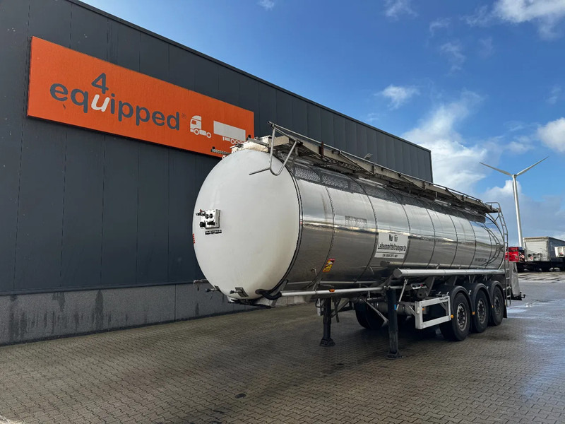 Feldbinder LEBENSMITTEL / LEVENSMIDDELEN FOOD / 33.500L / 3-COMP / PUMPE / INOX / NL-trailer / APK: 05-2026 - Tank semi-trailer: picture 1 Feldbinder LEBENSMITTEL / LEVENSMIDDELEN FOOD / 33.500L / 3-COMP / PUMPE / INOX / NL-trailer / APK: 05-2026 - Tank semi-trailer: picture 1